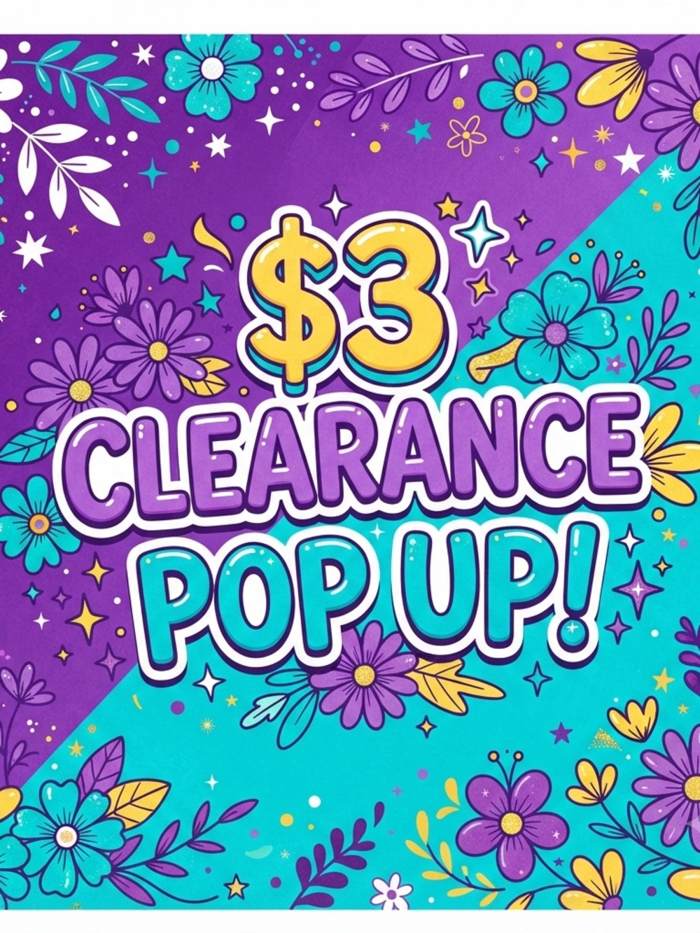 $3 clearance live show item!